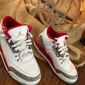 Jordan Kids Sneakers White Red Black